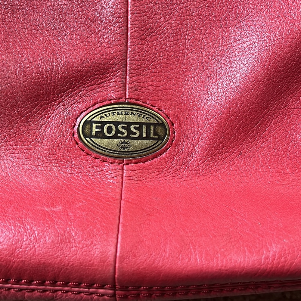 Authentic Fossil Explorer Foldover Crossbody Tote - Picture 2 of 7